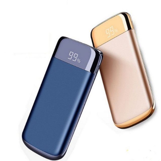 (Xả kho) Pin sạc dự phòng 10.000 Mah Gemini Shop màn hình LCD 2 cổng ra USB Y10