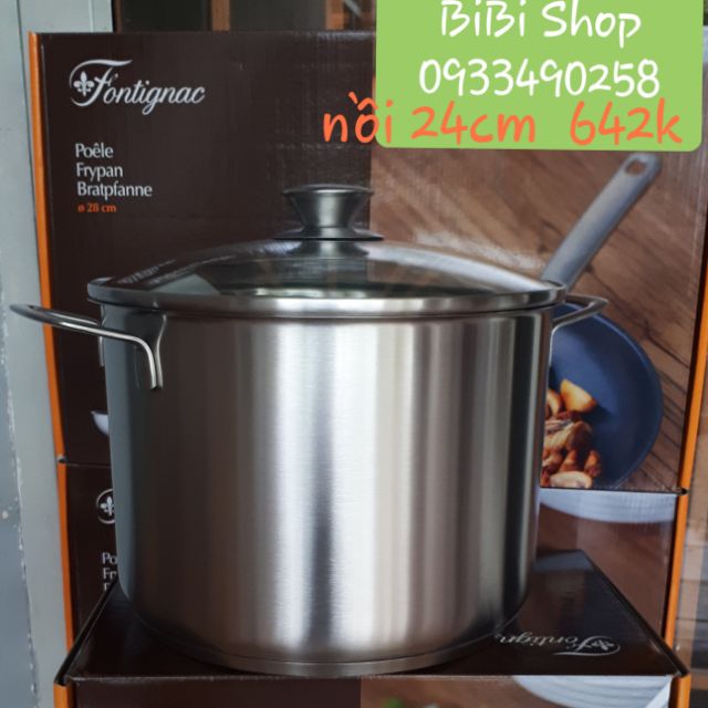 NỒI 24CM nồi chảo Fontignac quà tặng Coopmartq