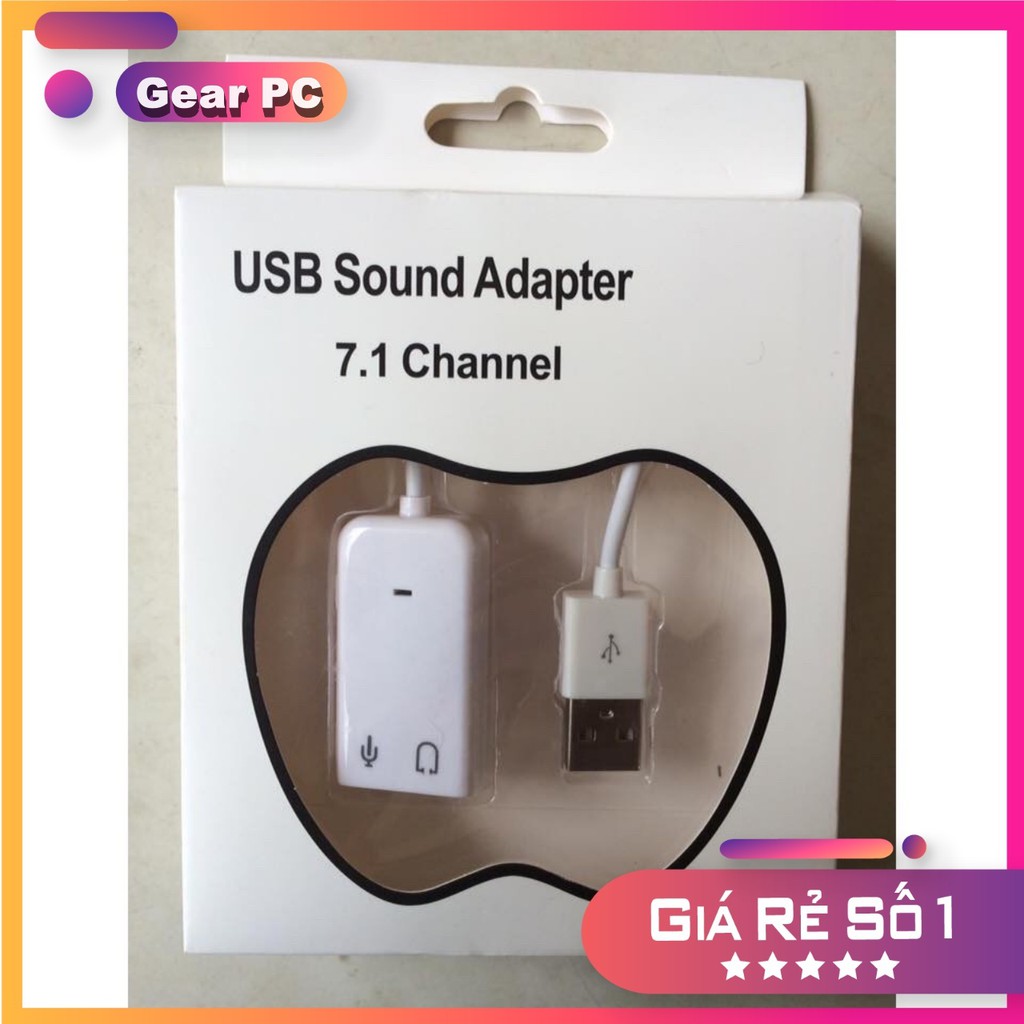 Usb Sound 7.1 có dây - Cáp Chuyển Đổi Từ USB ra âm thanh cổng 3.5, hàng chất lượng