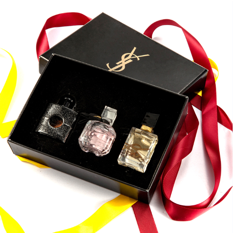 Ysl Bộ Ba Lọ Nước Hoa 7.5ml Màu Đen Phong Cách Paris