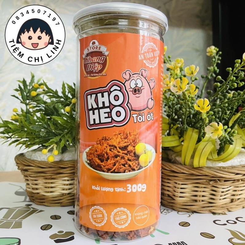 Khô heo cháy tỏi 300g Tiệm Chị Linh đồ ăn vặt Hà Nội | BigBuy360 - bigbuy360.vn