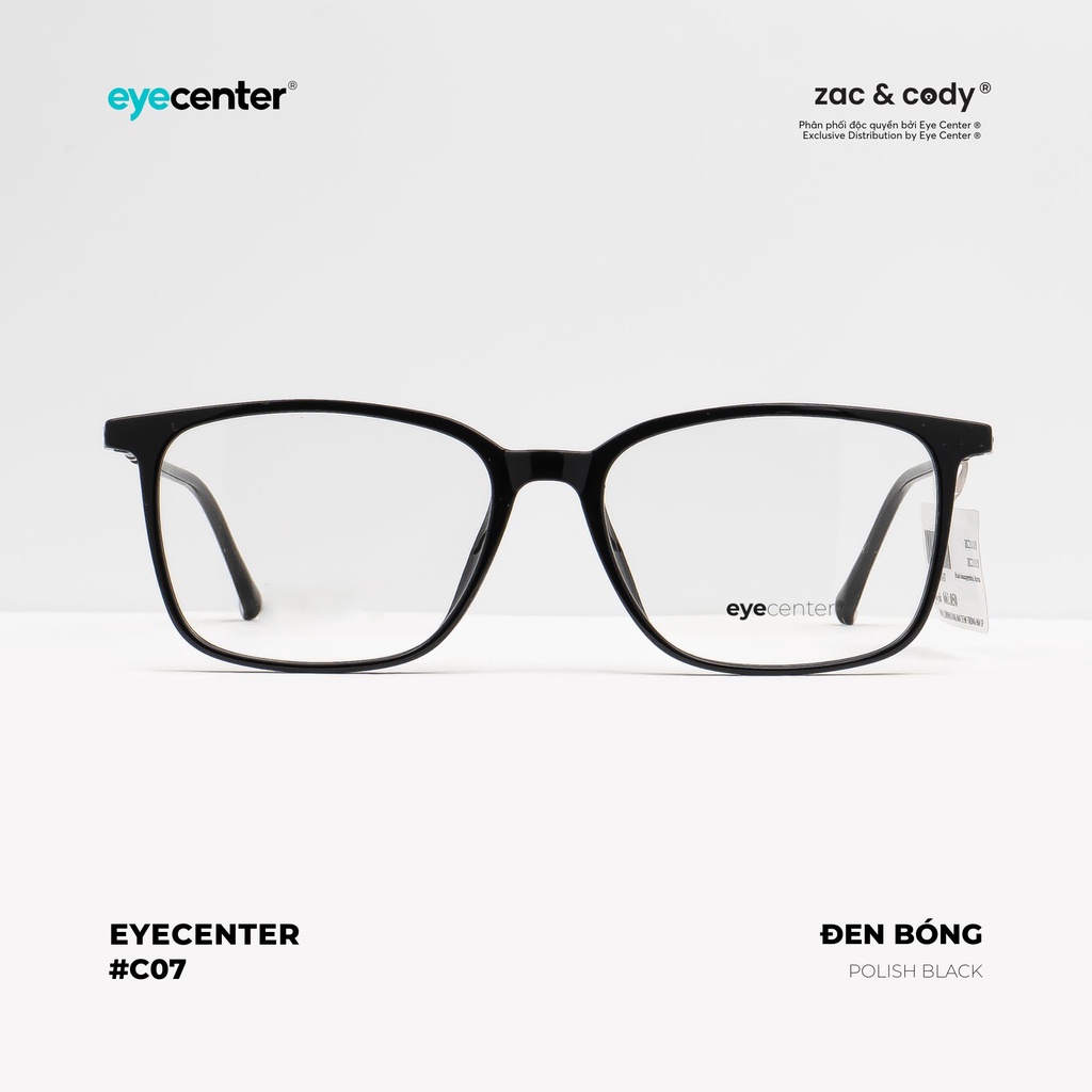 Gọng kính cận nam nữ chính hãng EYECENTER C07S lõi thép chống gãy nhập khẩu by Eye Center Vietnam