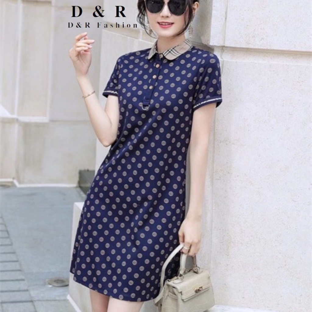Đầm chữ A, váy suông chất cotton siêu đẹp hiệu DR Fashion có size SMLXLXXL