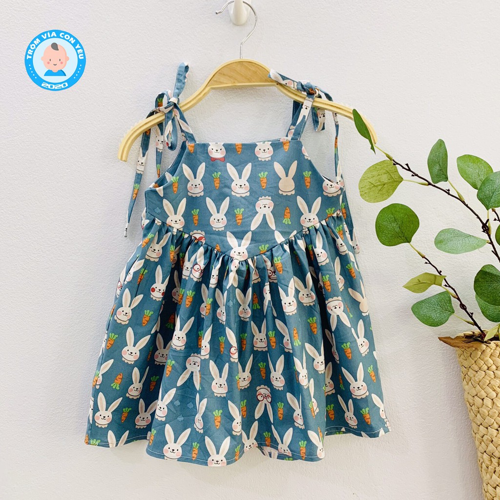 Váy 2 dây cao cấp Harifa hình thỏ
