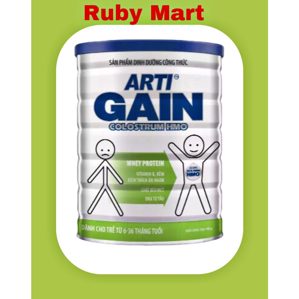 Sữa Bột Arti Gain 900g - Tăng cân hiệu quả cho trẻ gầy Dễ Uống