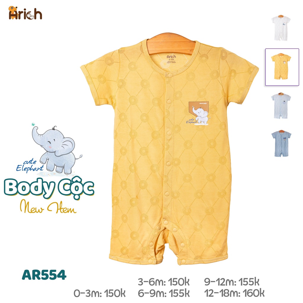 Body cộc họa tiết mới Arich siêu cưng dành cho bé yêu