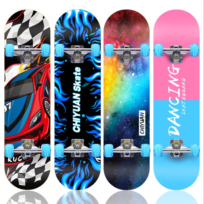 Ván trượt skateboard thể thao cao cấp đèn led phát sáng [BH 1 đổi 1]  shopsara