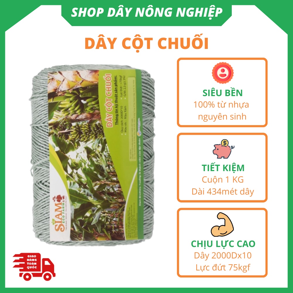Dây cột chuối, dây buộc chuối thương thiệu Siam Brothers -  dài 434m