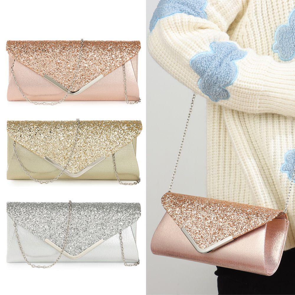 JUNE Ví Cầm Tay Lấp Lánh Xinh Xắn Dành Cho Nữ