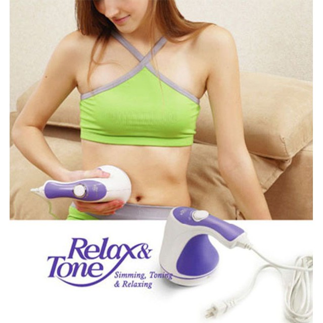 Máy massage cầm tay Relax Tone Model 116 giúp thư giãn, giảm đau mỏi cơ bắp, giảm mỡ thừa hiệu quả, làm thon gọn cơ thể