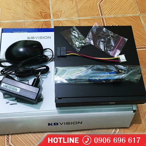 Đầu Ghi Camera KBVision 4 Kênh  KX - 7104AI  5-in-1 - Hàng Chính Hãng - Vỏ Sắt