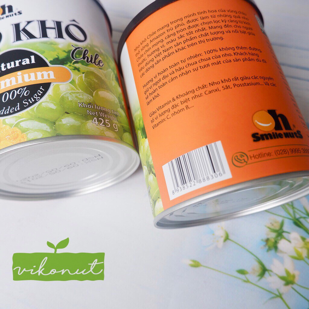 Nho Vàng Chile Chua Ngọt Dòng Thượng Hạng Size Lớn [425gr] - Chilean Raisins Jumbo Size 425gr | BigBuy360 - bigbuy360.vn