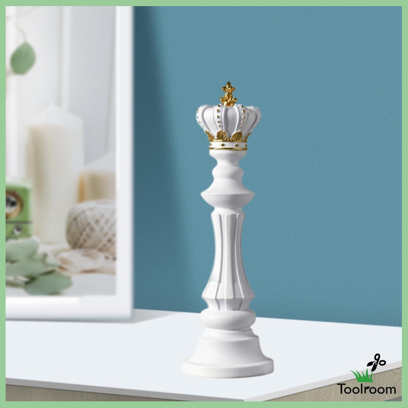 Bộ 3 bức tượng hình cờ vua dùng trang trí bàn