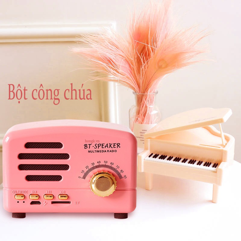 Loa Bluetooth Mini Bt01 Phong Cách Cổ Điển Loa bluetooth di động