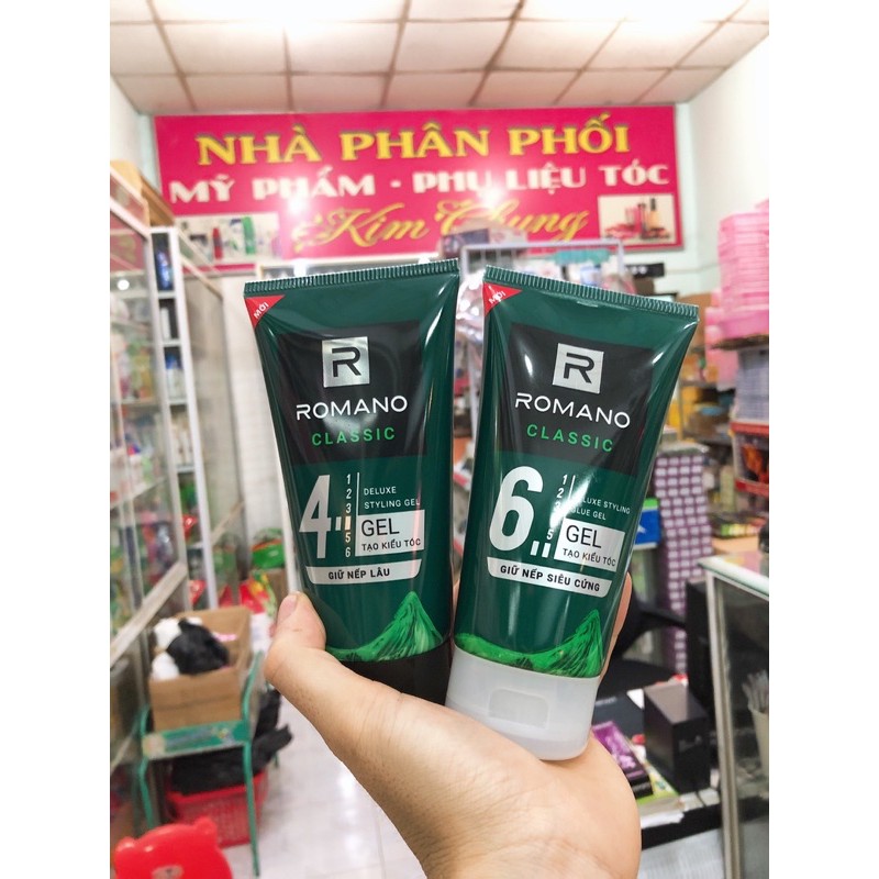 Gel tạo kiểu tóc Romano Classic 50g, 150g