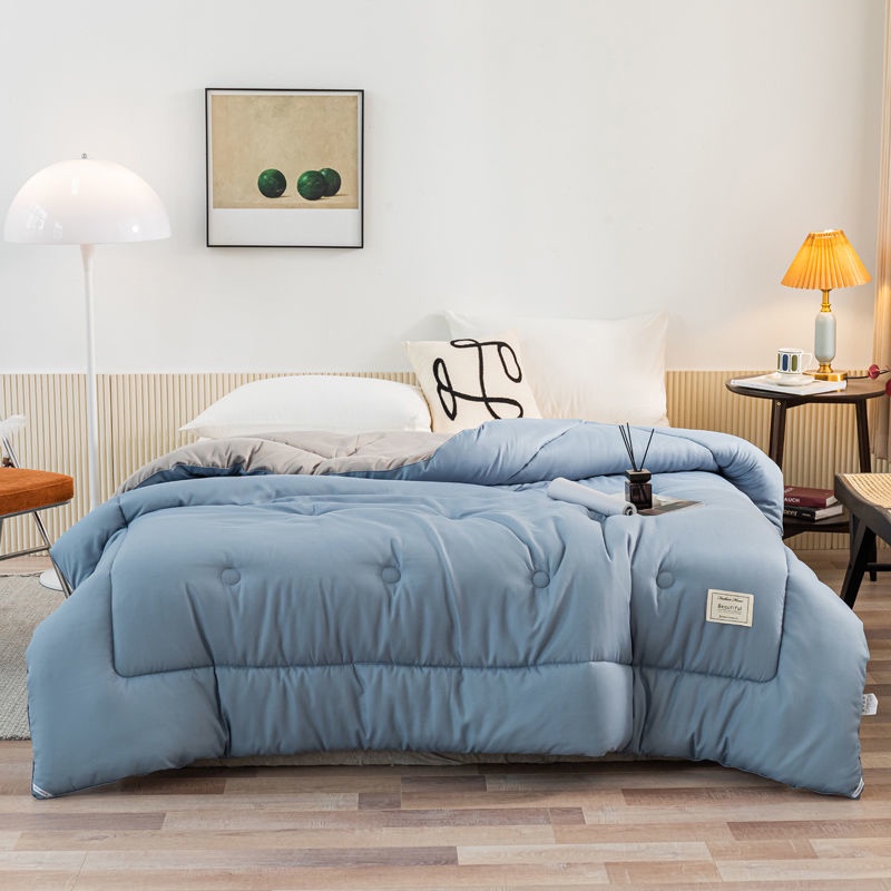 ✺ Chăn đặc biệt thân thiện với da chà nhám mùa xuân và thu 3 catties có thể giặt được ký túc xá sinh viên lõi đơn làm dà