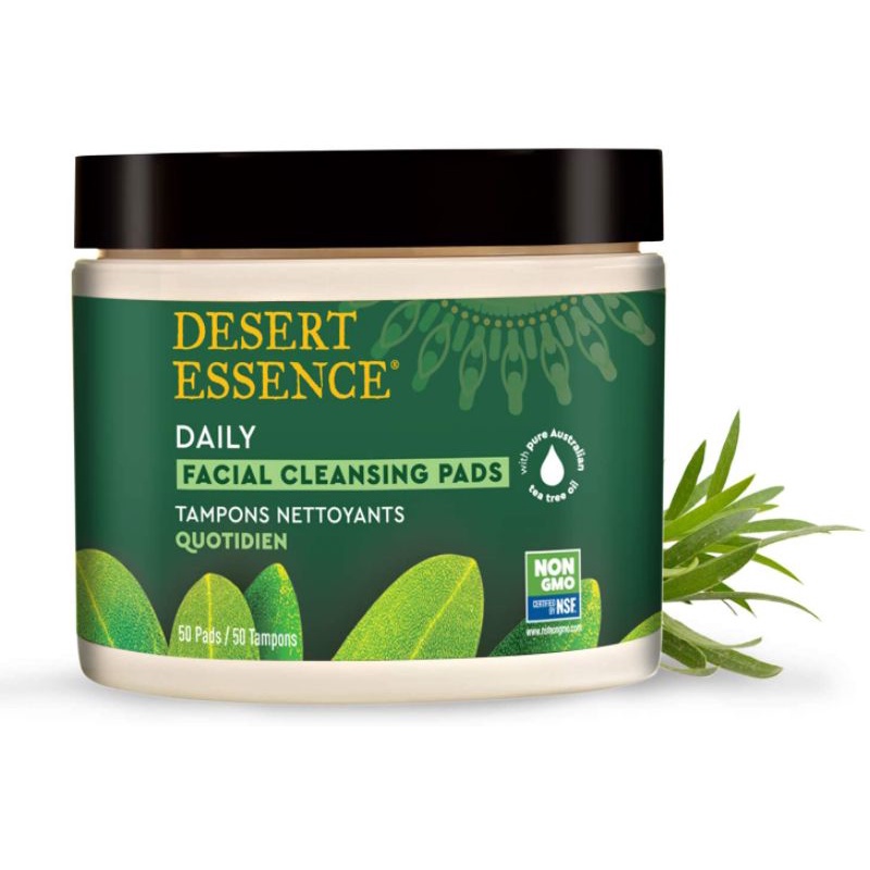 BÔNG TẨY TRANG DESERT ESSENCE DAILY FACIAL CLEANSING PADS