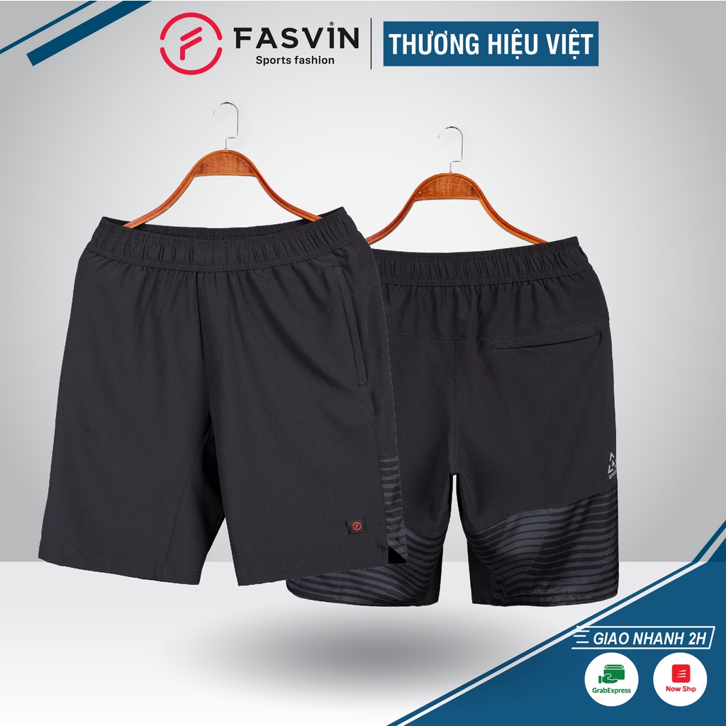 Quần short thể thao nam Fasvin S22491.HN chất liệu cao cấp mềm mịn thoải mái