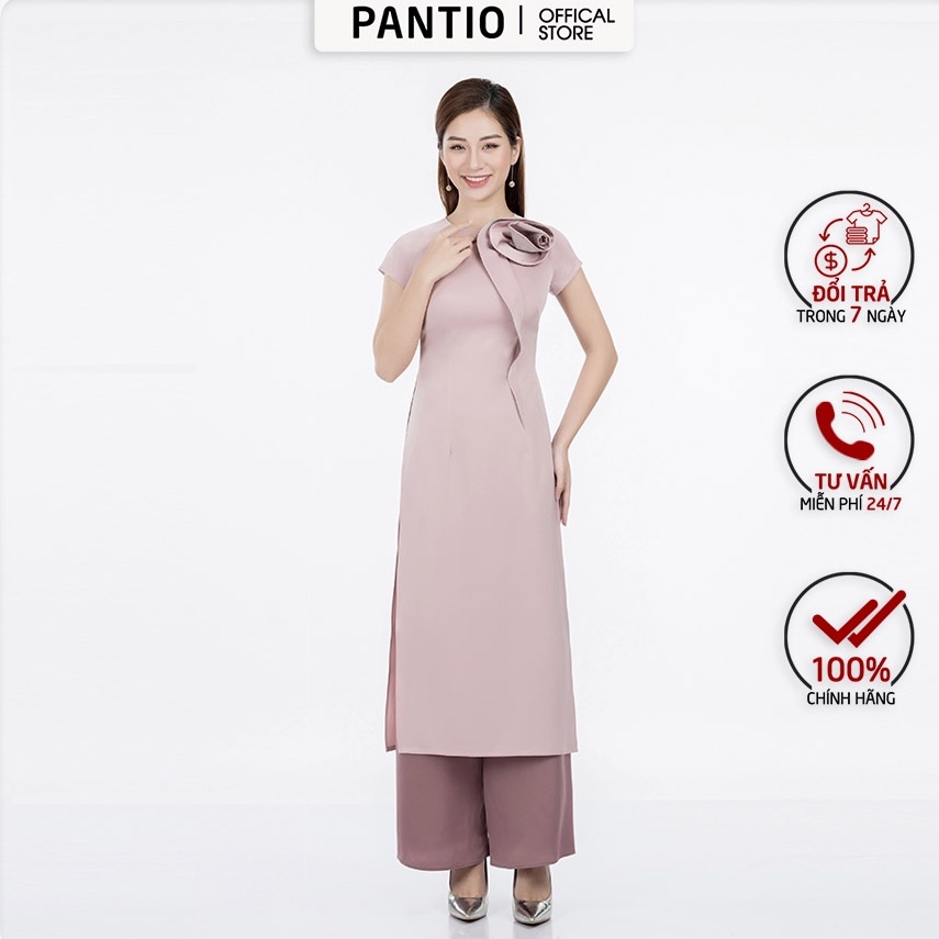 Áo dài chất liệu lụa dày dáng ôm  BDA50039- PANTIO