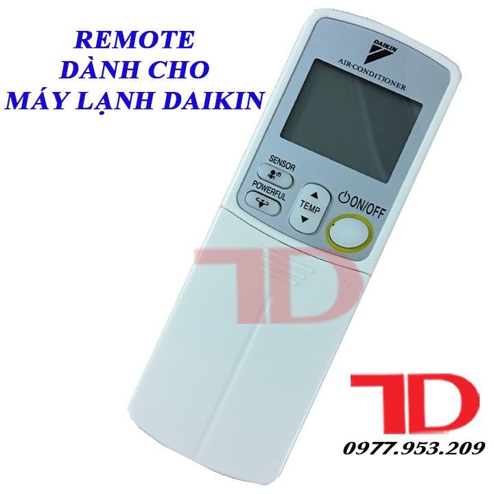 Remote máy lạnh điều khiển dành cho máy lạnh Daikin 2 chiều - Điện Lạnh Thuận Dung