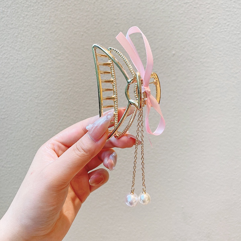 Kẹp Tóc Tua Rua Cỡ Lớn Chống Trượt Thời Trang Sang Trọng