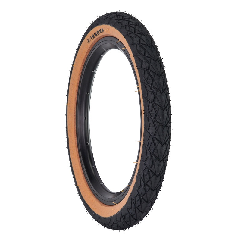 Lốp Xe Đạp Gấp Màu Vàng INNOVA 14 * 1.5 14 inch 412 Phiên Bản 40-254