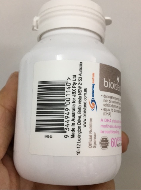 DHA cho bà bầu Bio Island 60 viên