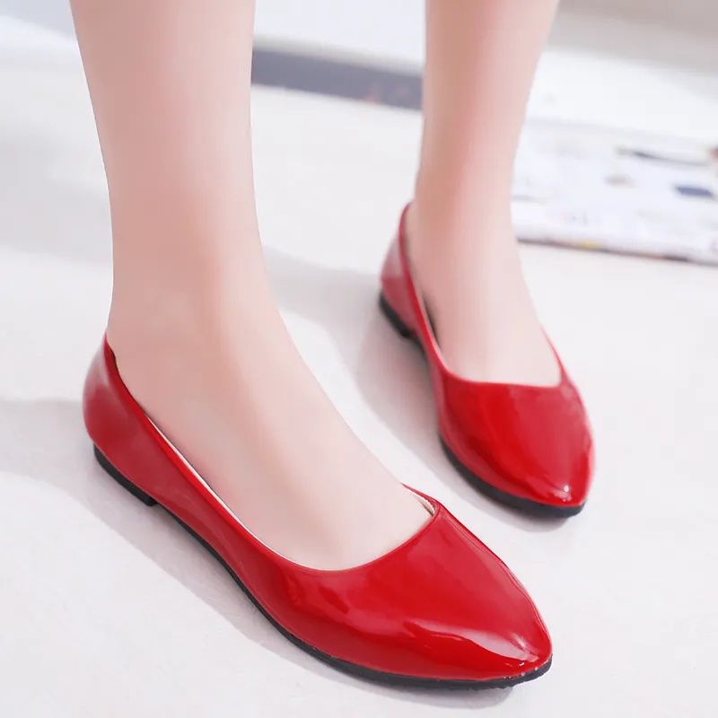 Giày Búp Bê Nữ Mũi Nhọn Size 33-42