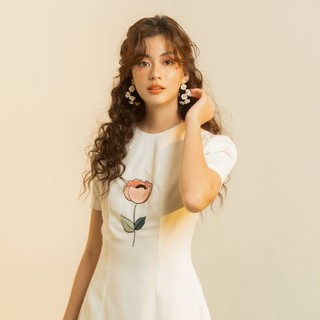 OLV - Đầm thêu Petal Embro
