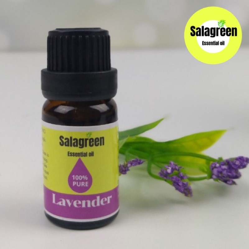 Tinh Dầu Oải Hương Lavender Nhập Khẩu Pháp Thơm Phòng Loại 10ml Tặng 3 Túi Thơm