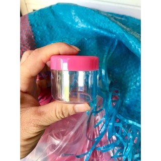 Combo 100 hủ nhựa tròn nắp hồng 20g