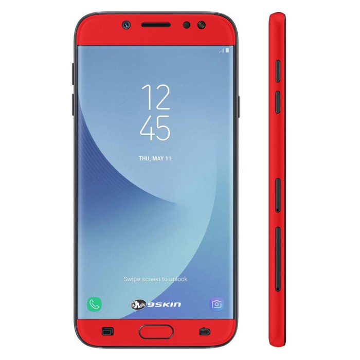 Ốp Lưng Màu Đỏ 9skin Cho Samsung Galaxy J7 Pro - 3m