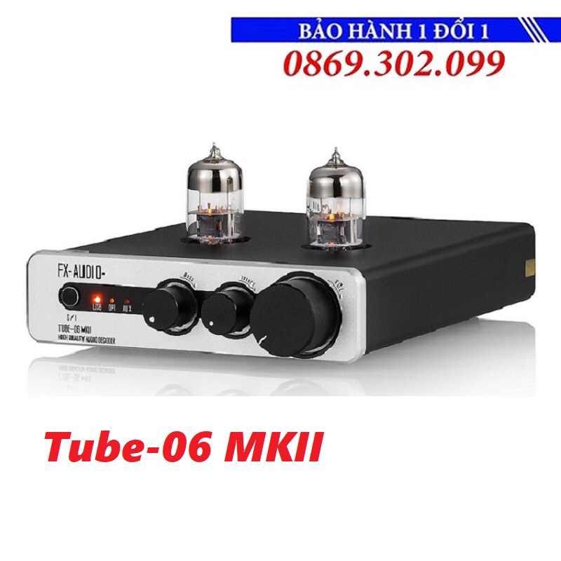 [Mã ELHACE giảm 4% đơn 300K] Bộ Ampli Chỉnh Bass-Treble FX-Audio TUBE-06 MKII