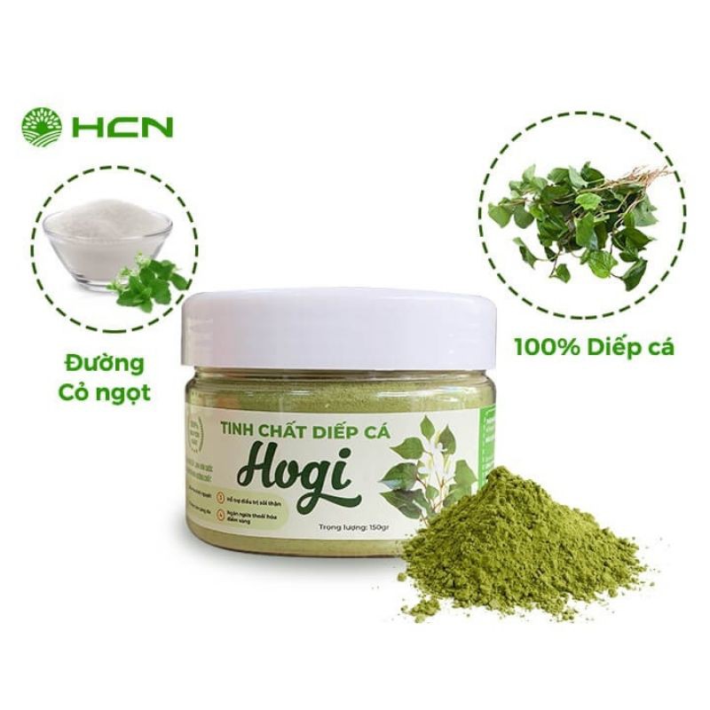 [ Cam kết chính hãng] Tinh chất diếp cá HOGI da trắng hồng, hộp 150gr