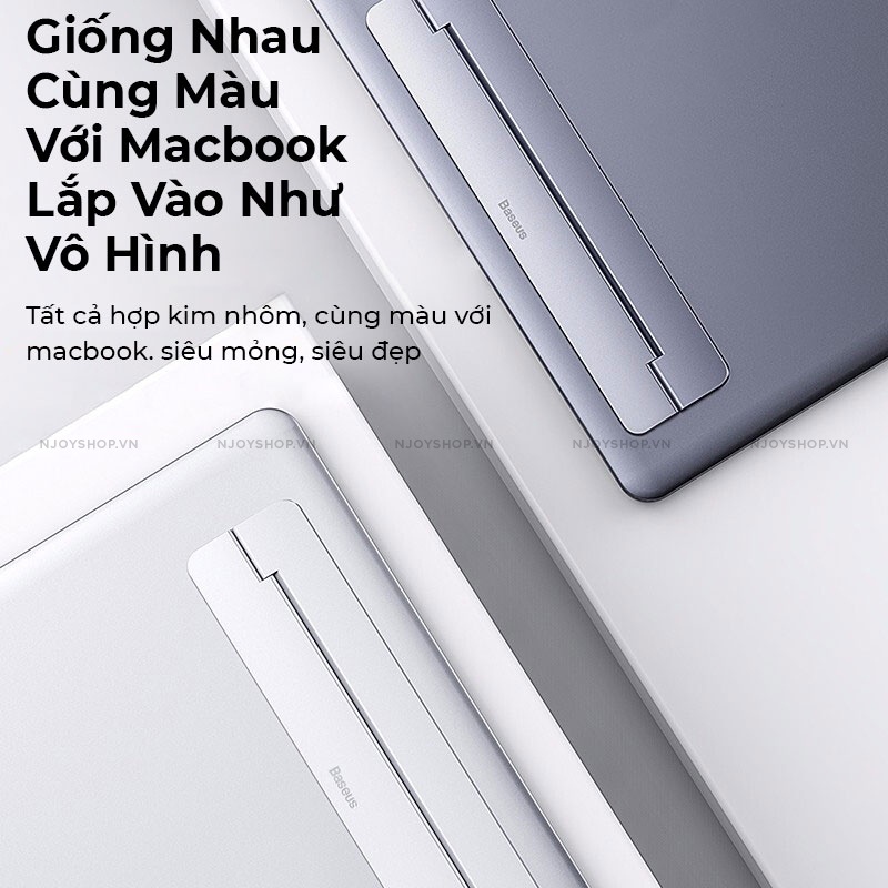 Đế Nâng Tản Nhiệt Laptop Siêu Mỏng Chính Hãng Baseus Papery Notebook Holder Cho  Ultra Book Asus Dell Sony
