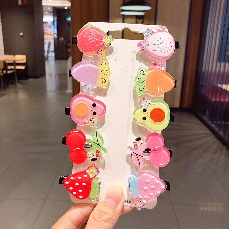 10 Kẹp tóc KIDSBOWS tùy chọn kiểu dáng dễ thương cho bé gái