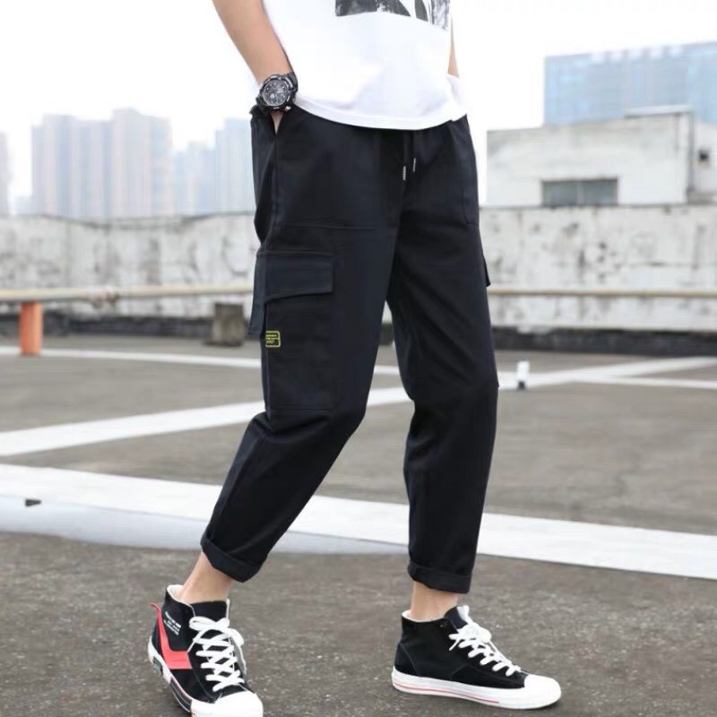 Quần jogger kaki túi hộp unisex Team, nam nữ ulzzang WIND | BigBuy360 - bigbuy360.vn