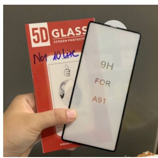 KÍNH CƯỜNG LỰC 5D #FULL xịn nhất Cho Galaxy Note 10 Lite / A91