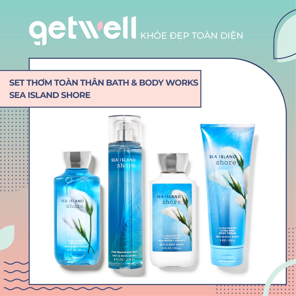 SEA ISLAND SHORE | Sản Phẩm Tắm Dưỡng Xịt Thơm Toàn Thân Bath & Body Works