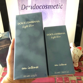 Nước hoa d&g light blue eau intense edp 25ml - 100ml