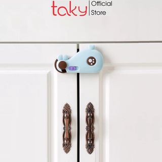 Chốt Cánh Tủ Hình Cá Voi, Taky, An Toàn Cho Bé, Tiện Lợi Cho Mẹ, Kiểu Dáng Dễ Thương 3108