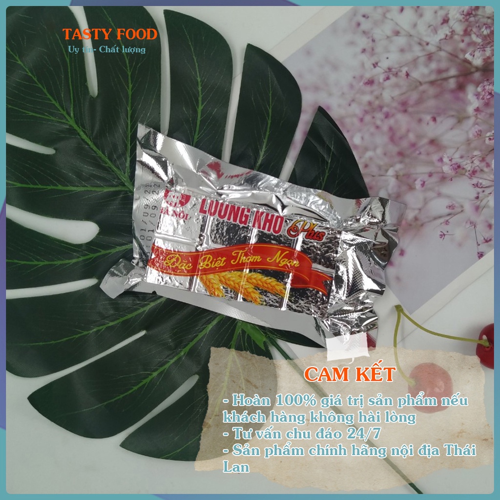 Lương khô Plus Hà Nội hộp 700g, lương khô hộp vàng cao cấp đồ ăn vặt Tasty Food