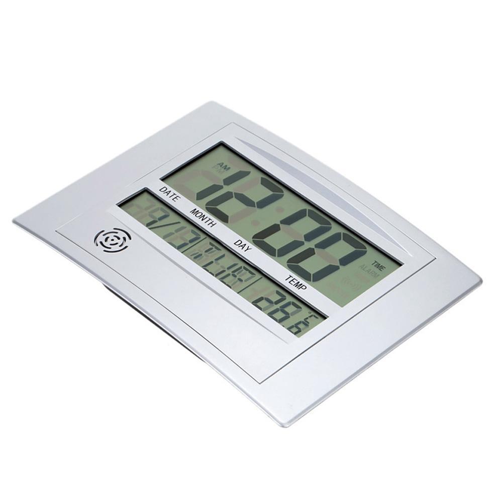 Đồng hồ điện tử dán tường trong nhà màn hình LCD