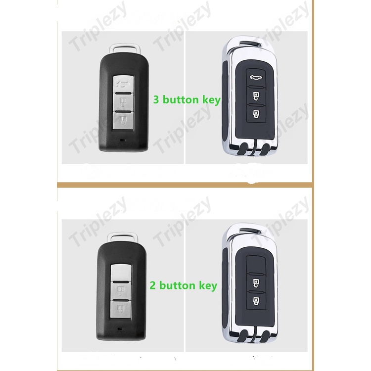 Vỏ bảo vệ chìa khóa thông minh cho Mitsubishi Outlander Lancer Pajero Montero Sport ASX RVR L200