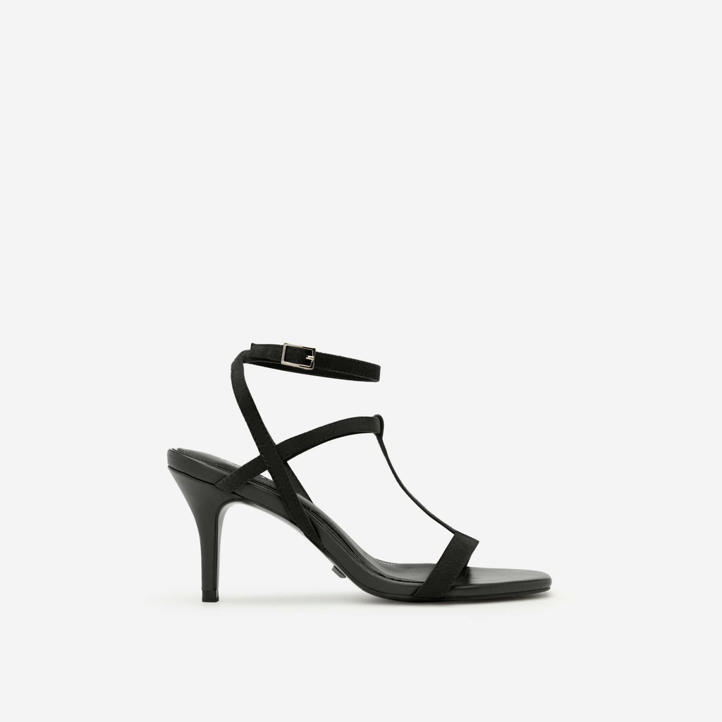 [Mã FASHIONLC20 giảm 20% đơn 399K] Vascara - Giày Sandal T-Strap Gót Nhọn - SDN 0621 - Màu Đen