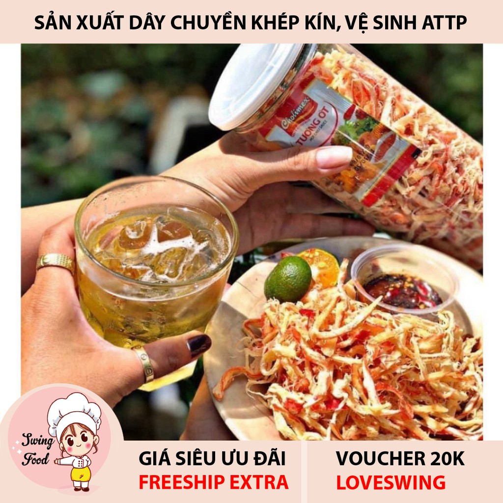 Mực Hấp Nước Dừa Xé Sợi Hũ Lớn 💖 FREESHIP 💖  Mực xé sợi hấp dừa đặc sản chuẩn vị thơm ngon chất lượng thượng hạng | BigBuy360 - bigbuy360.vn