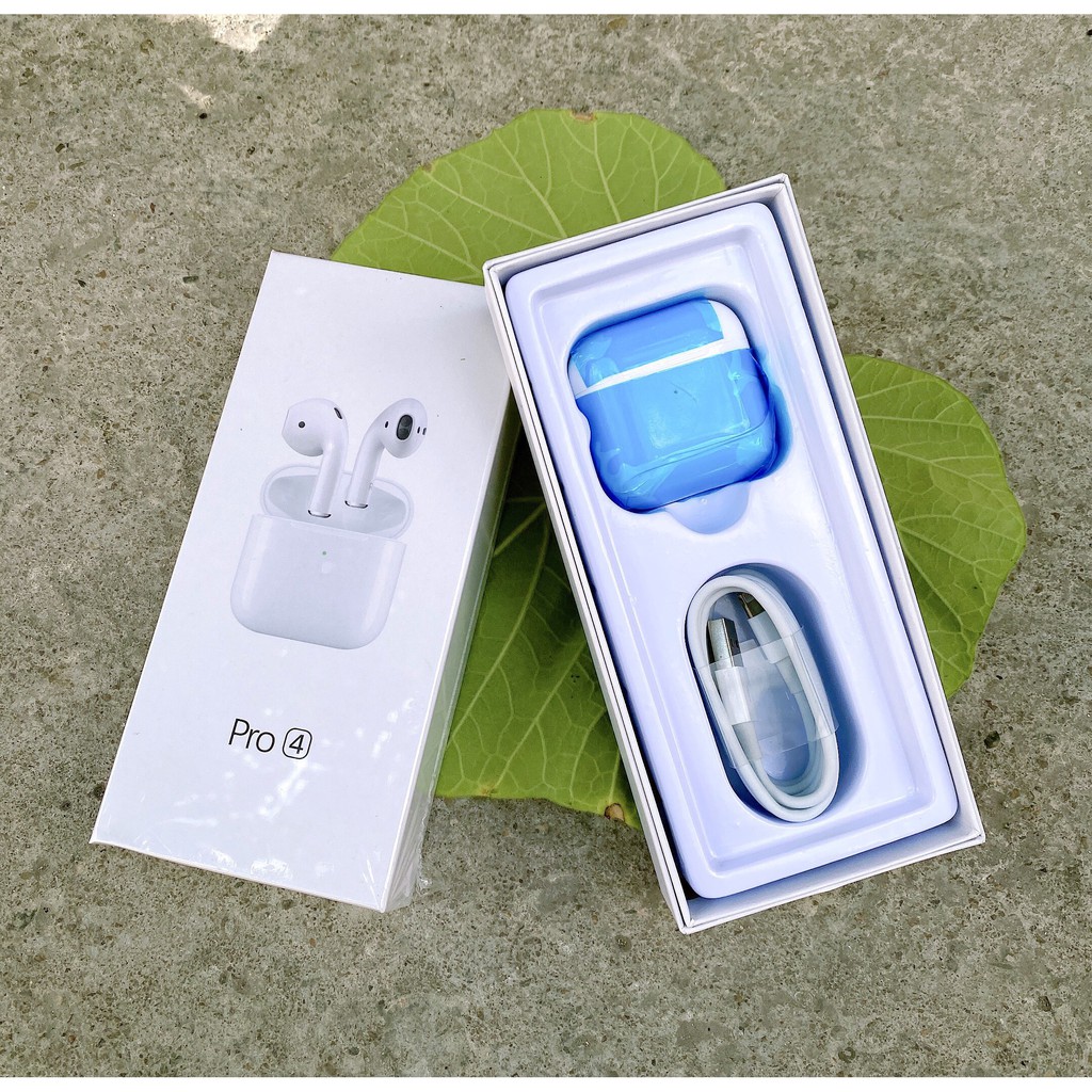 Airpod Pro 4 Bản Quốc Tế Cao Cấp Định Vị Đổi Tên Tai Nghe Không Dây Dùng Cho IOS - Android