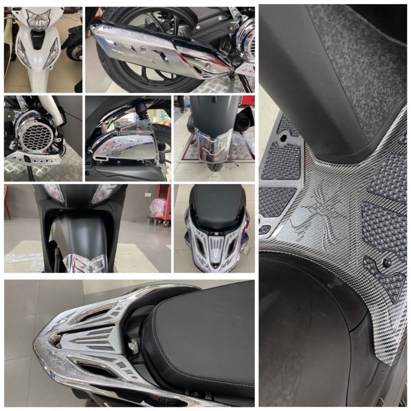 Full bộ bảo vệ trang trí xe vision 2021 2022 2023 như hình