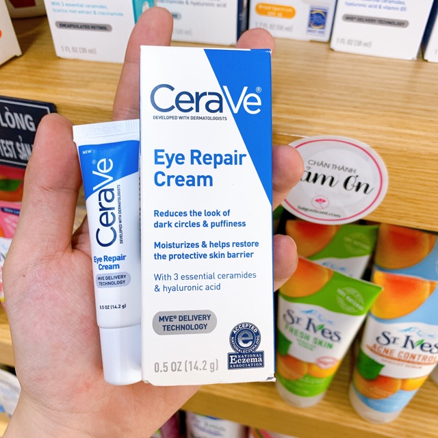 Kem dưỡng mắt CeraVe Eye Repair Cream ( 14.2g )