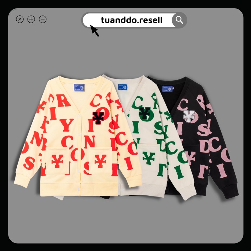 /dirtycoins/ Áo Print Cardigan